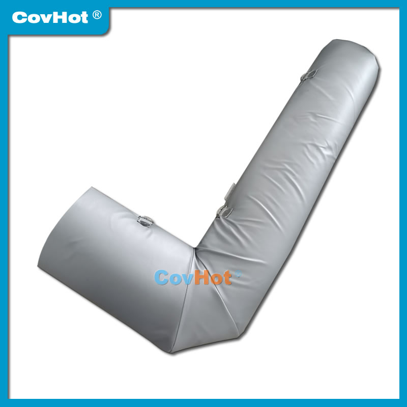 Flexible and detachable insulation clothing for winter pipes for easy disassembly, with the addition